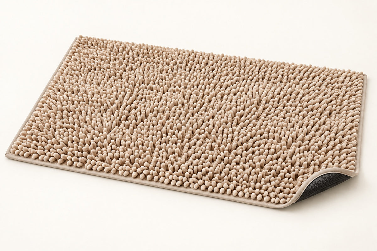 Tapis en chenille Neyro beige