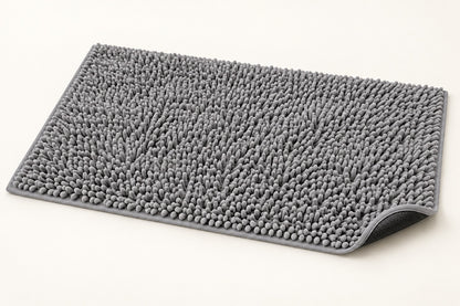 Tapis en chenille Neyro gris