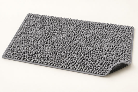 Tapis en chenille Neyro gris